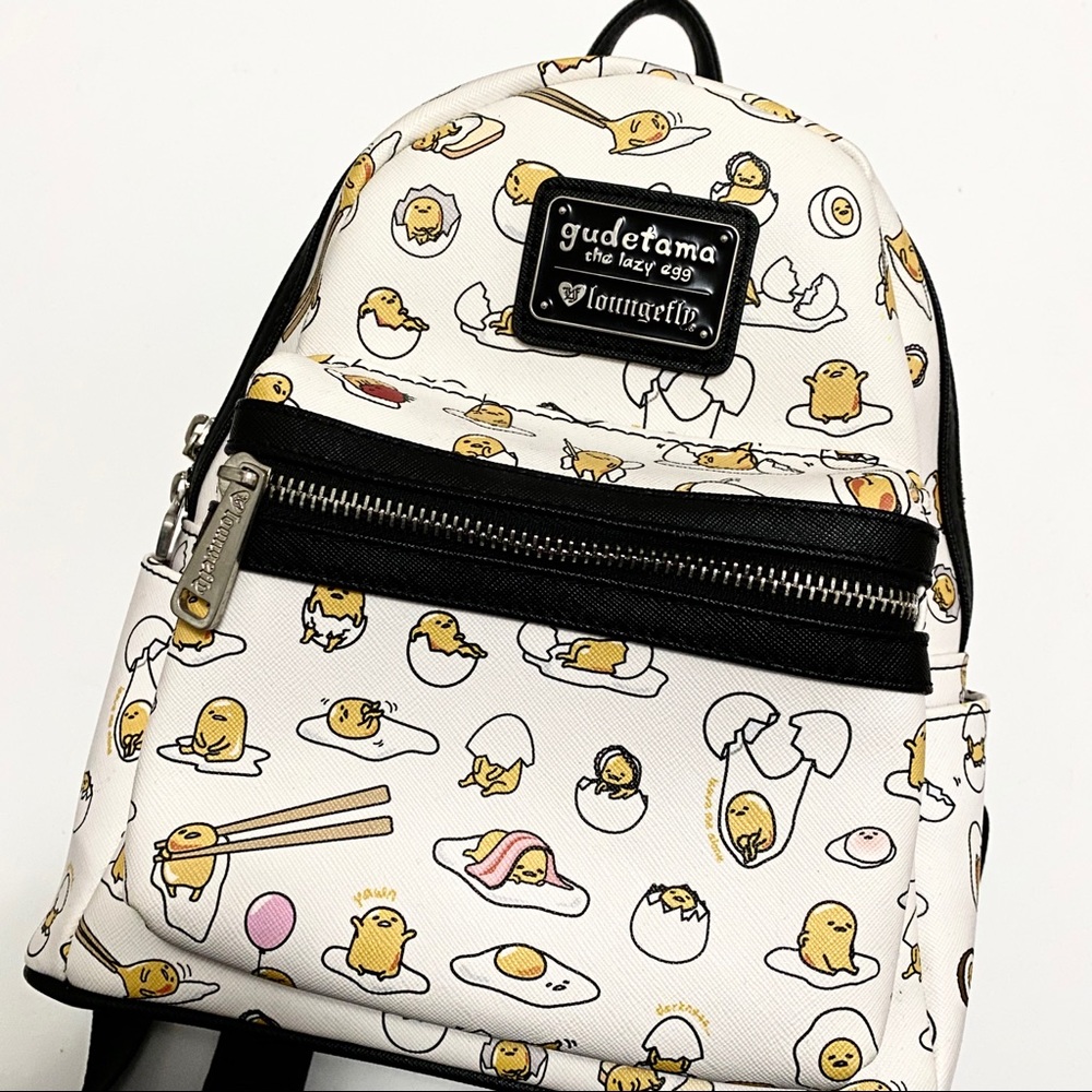 LOUNGEFLY x SANRIO Gudetama: Mini Backpack